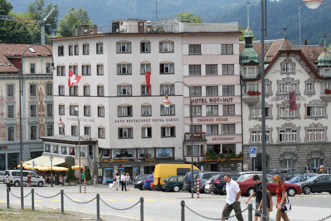 Blick aufs Hotel Hotel Sonne