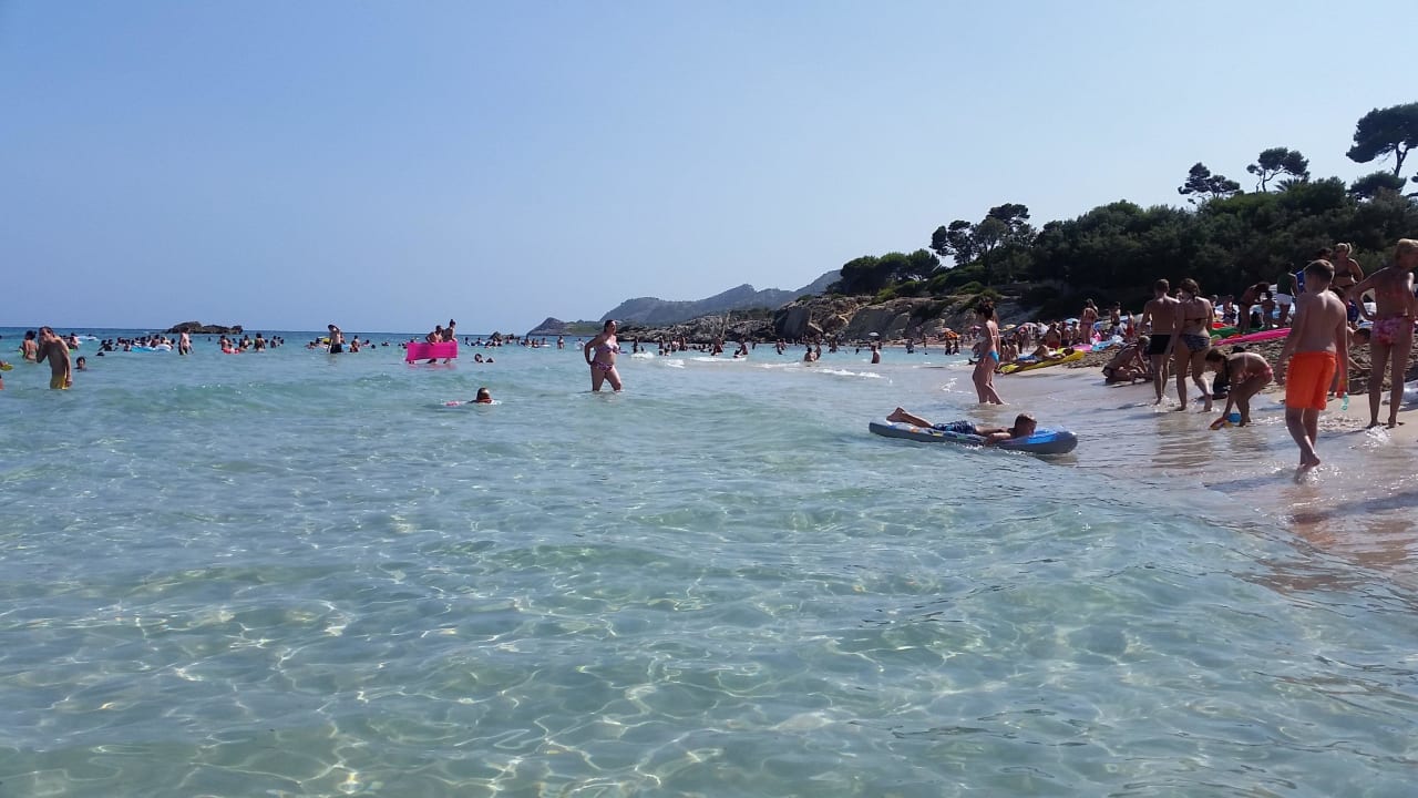 Bucht von Son Moll, direkt vor der Tür Hotel Clumba