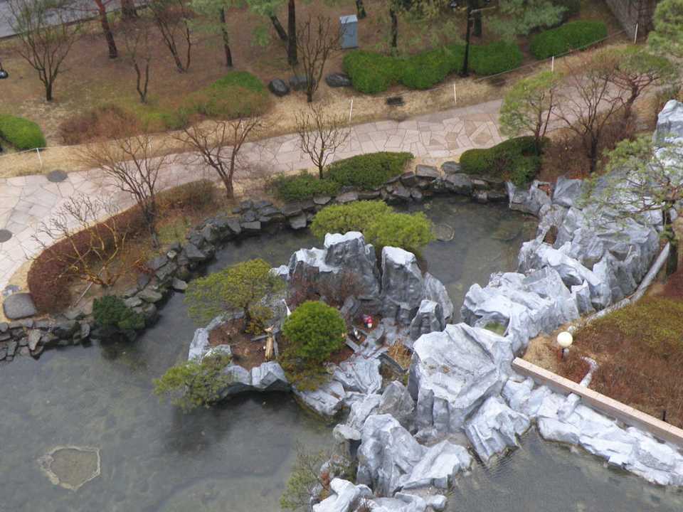 Blick auf die Anlage Hyundai Hotel Gyeongju