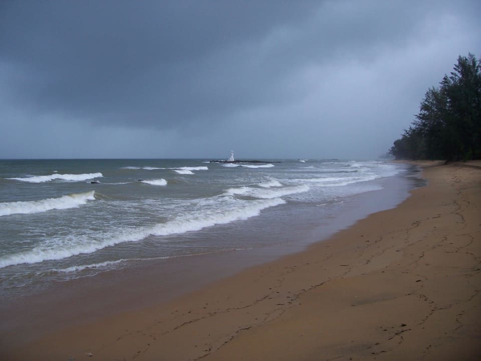 Strand ohne Sonne Khaolak Laguna Resort