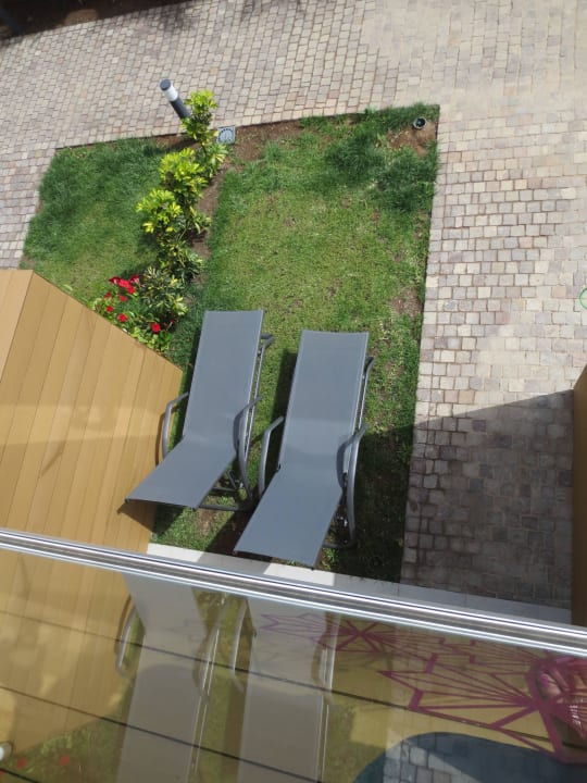 Ansicht vom Balkon zur Terrasse LIVVO Los Calderones