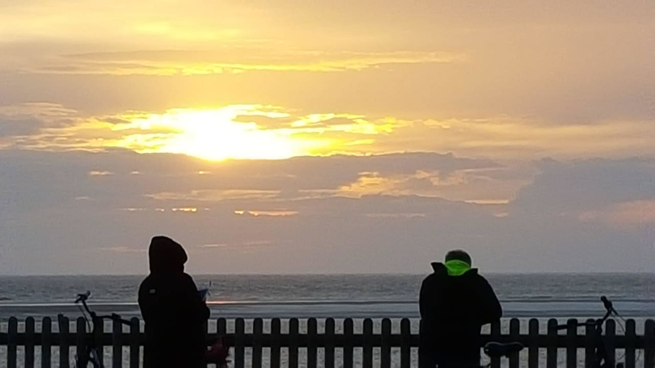 Sonnenuntergang Hotel Miramar