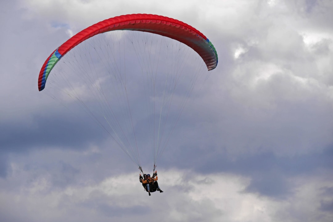 Paragleiter am Unterberg Gästehaus Weihrer