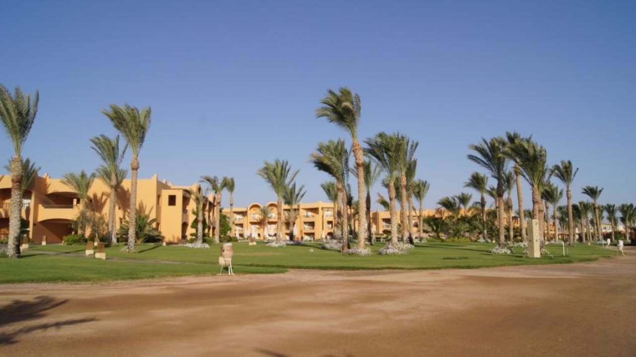 Blick vom Strand Stella Beach Resort & Spa Makadi Bay