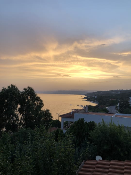 Ausblick Akrathos Beach Hotel
