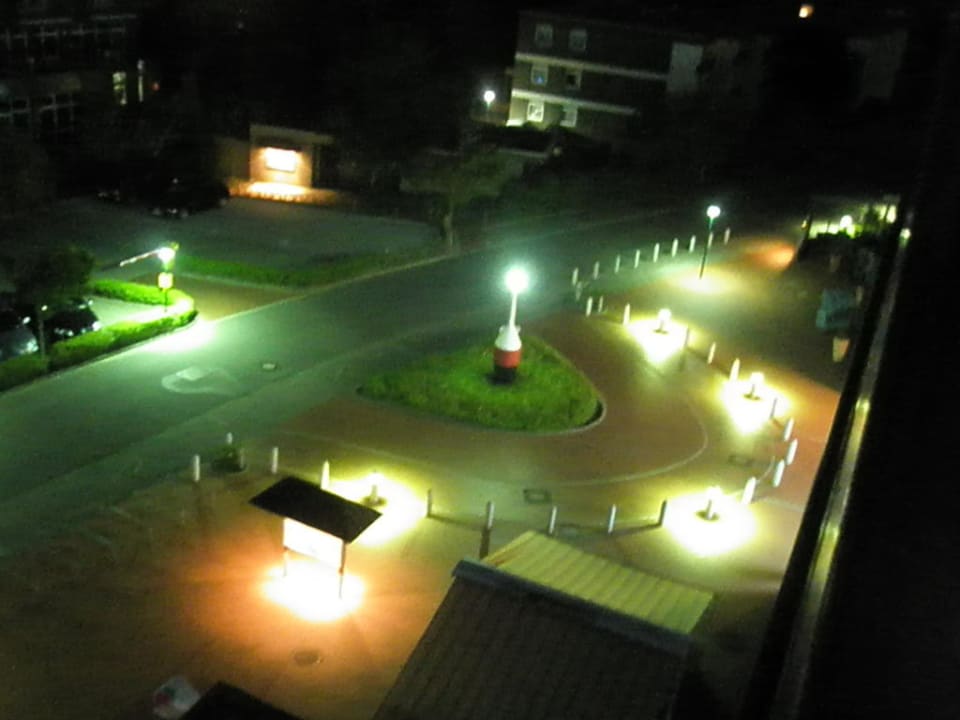 Blick auf den Eingang vom 4. Stock Aquantis Bensersiel