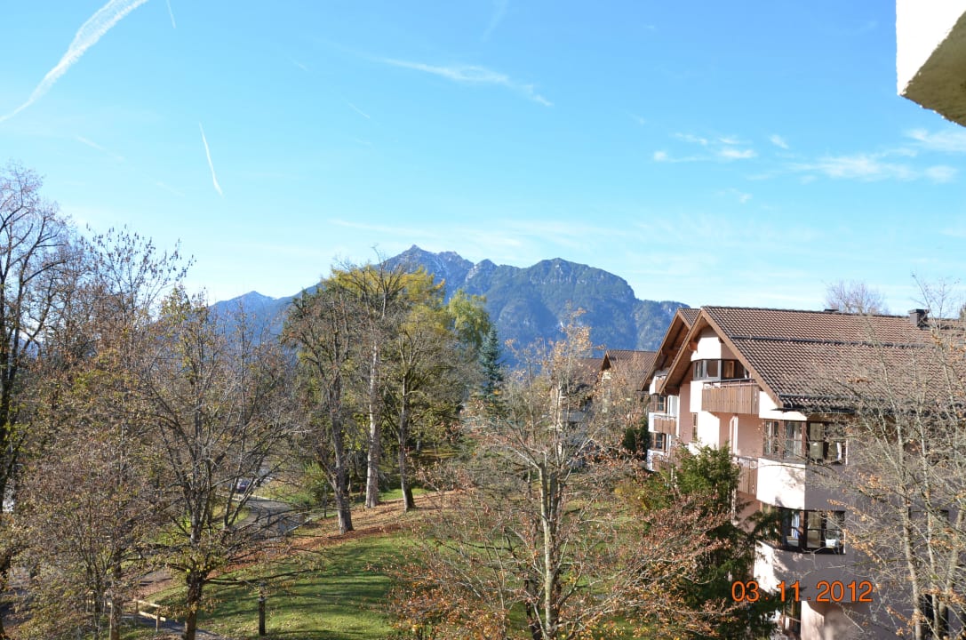 Ausblick Balkon Dorint Sporthotel Garmisch-Partenkirchen