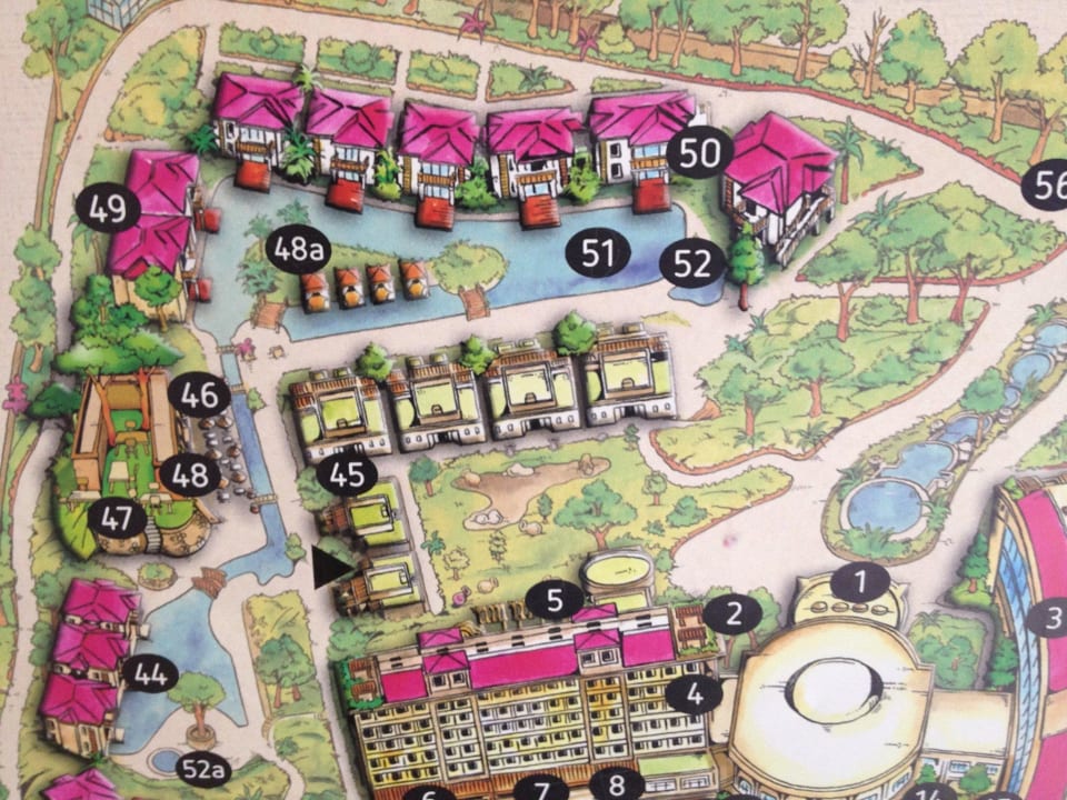 Karte Lakehouses Ela Excellence Resort Belek