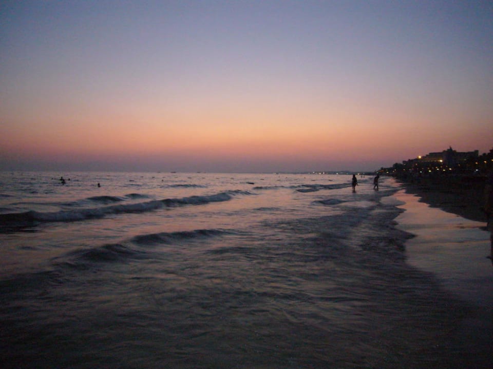 Sonnenuntergang am Meer Hotel Sirma