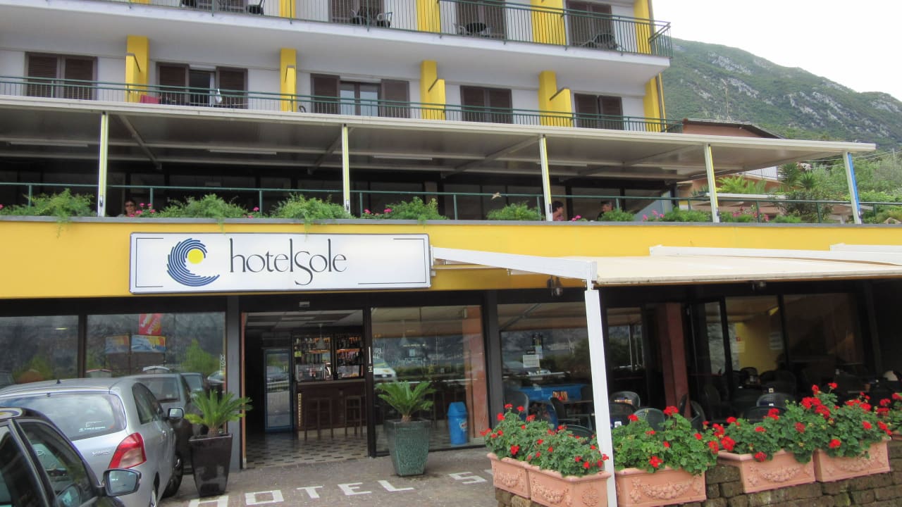 Hoteleingang Hotel Sole