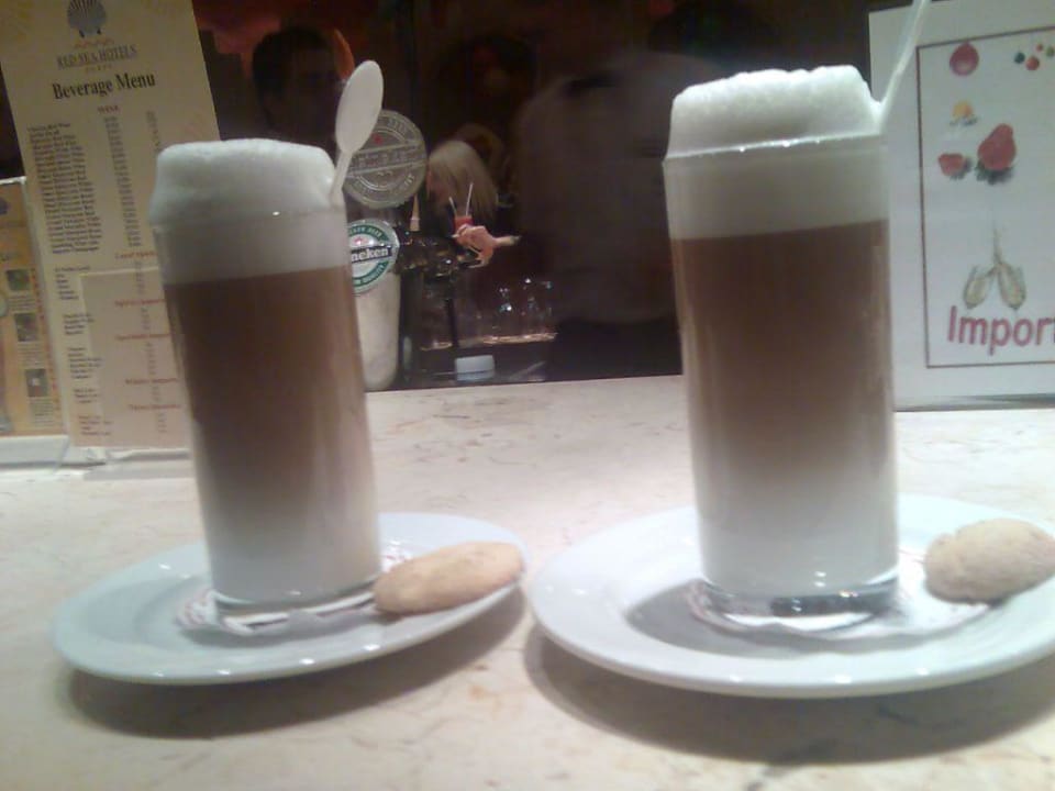 Leckerer Latte Macchiato The Grand Resort