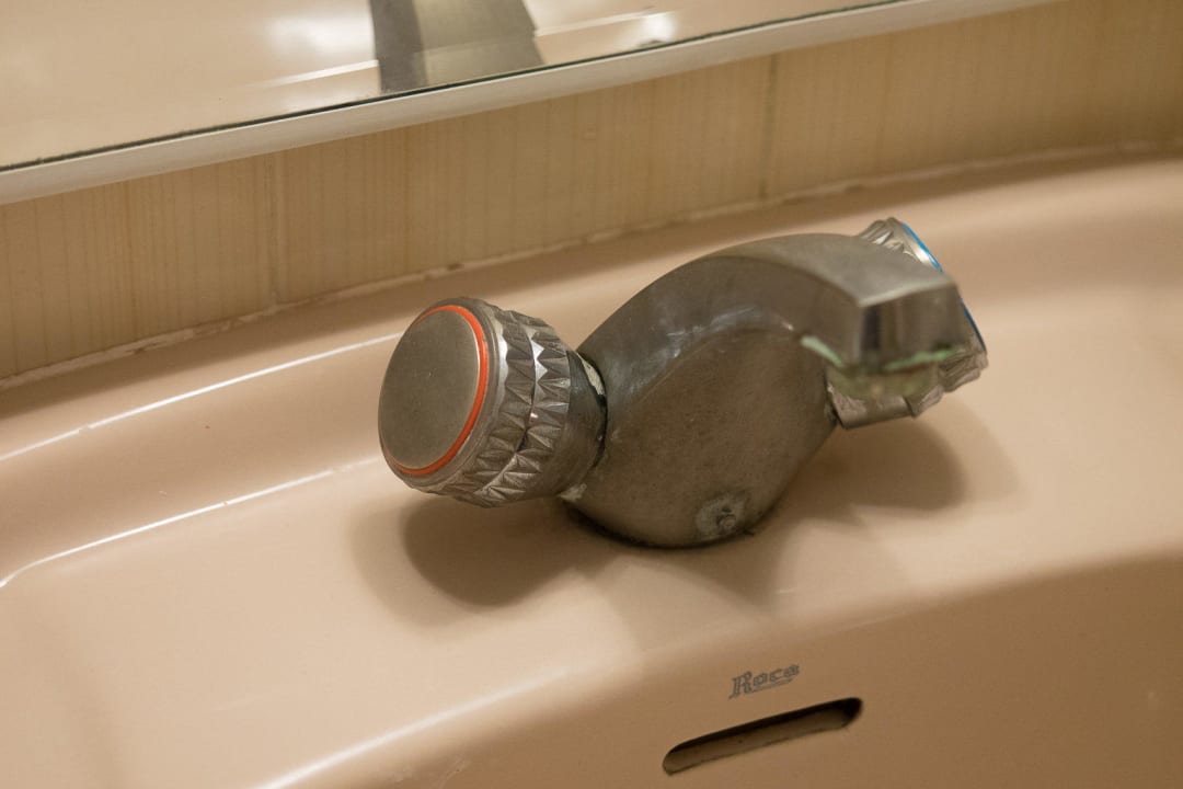 Dreckiger und Verkalkte Garnitur Bei Juan Playa Blanca