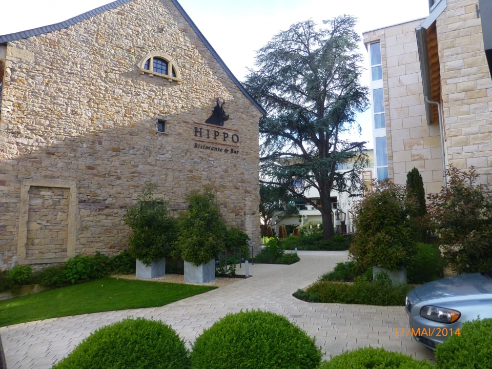 Blick zum Innengarten Kaisergarten Hotel Deidesheim
