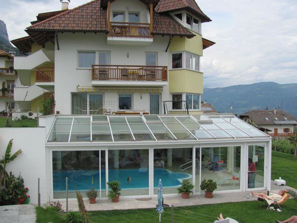 Blick auf den Wellnessbereich Residence & Garden Hotel DAS MATSCHER