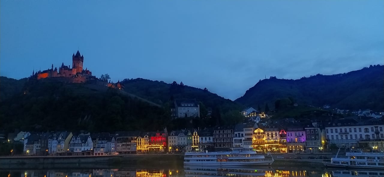 Ausblick Moselstern Hotel Brixiade & Triton