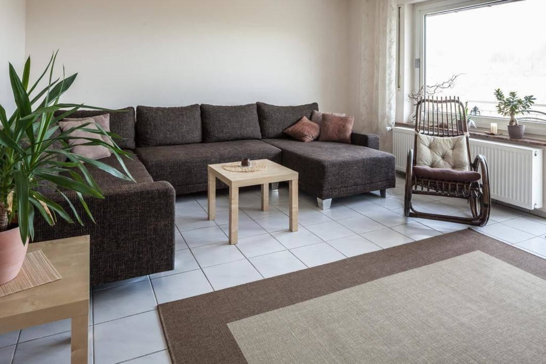 Wohnzimmer Ferienwohnung Schau Rhein