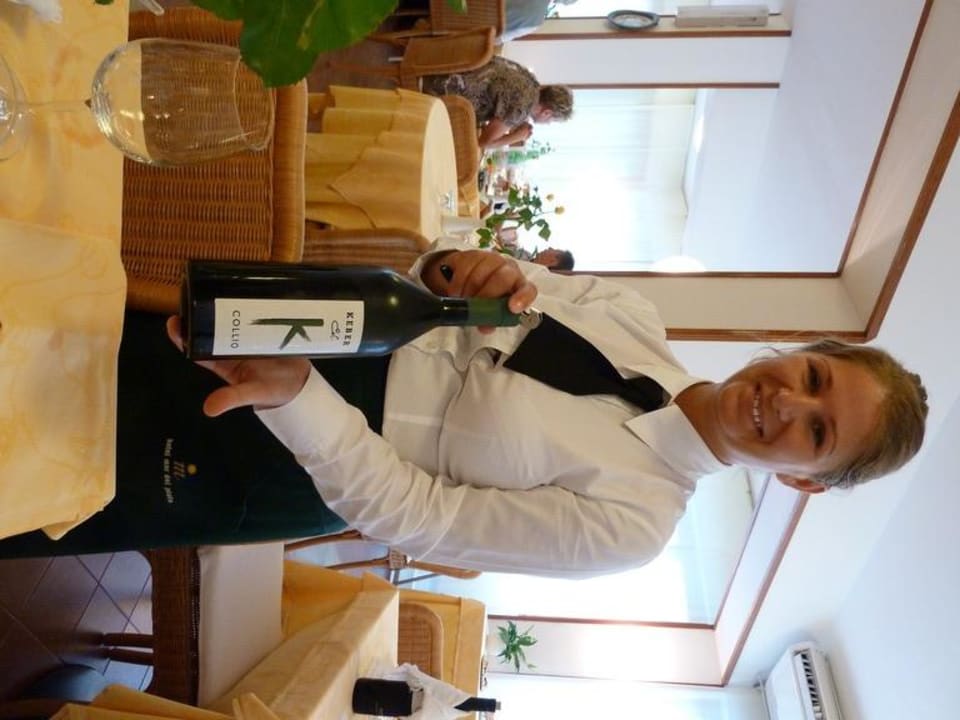 Großartige Weinkarte (Edi Kleber, Livio Felluga) Hotel Mar del Plata