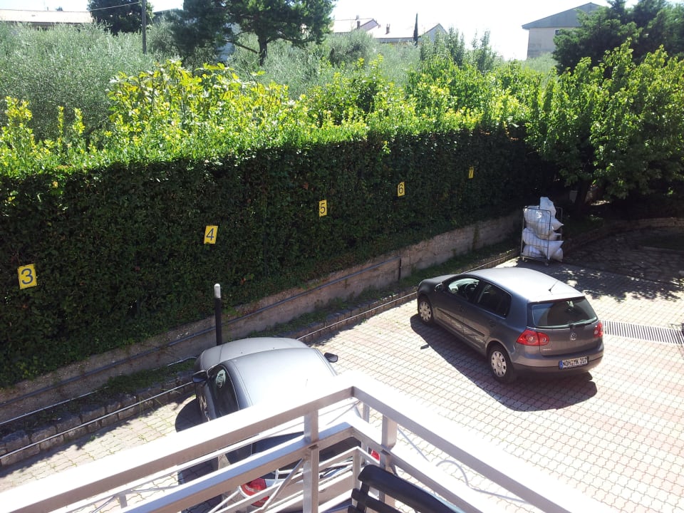 Ausblick vom Balkon Hotel Eden