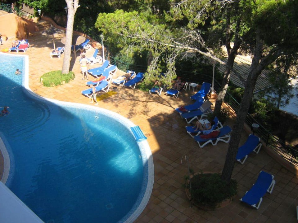 Blick vom Appartment auf den Pool Valentin Grand Park Suite Hotel