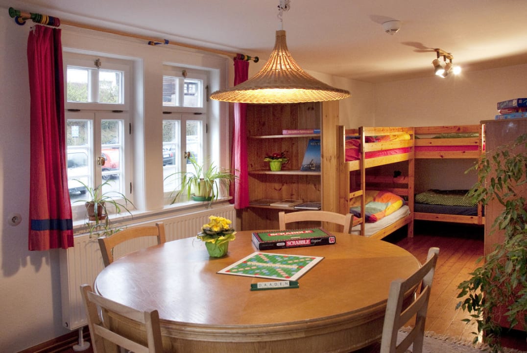 Eines der drei Mehrbettzimmer Ferienhaus Zehntscheune