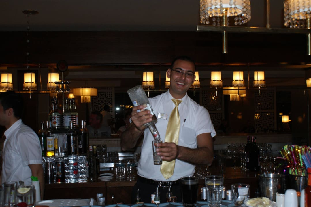 Mehmet bei der Arbeit Aydinbey Kings Palace & Spa