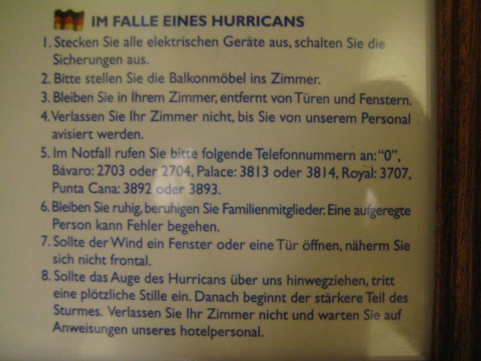 Tolle Begrüßung Grand Palladium Select Bávaro Resort & Spa