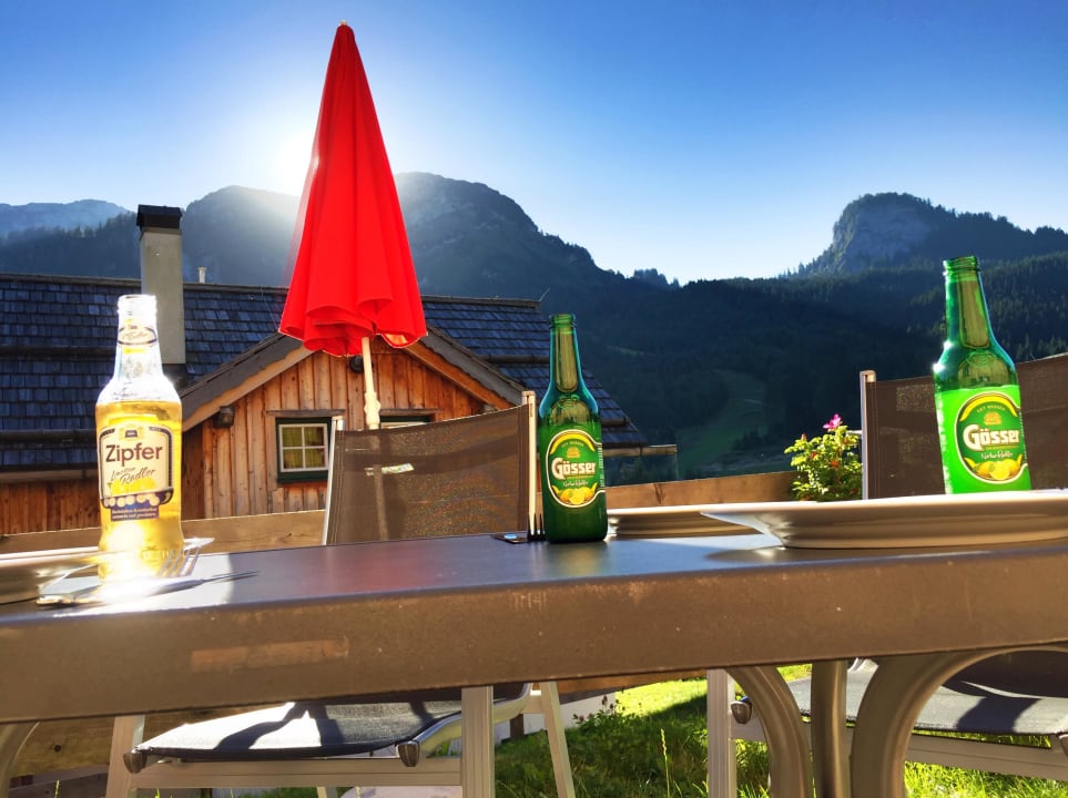 Terrasse Hagan Lodge AlpenParks Hagan Lodge