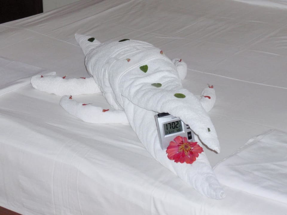 Kunstwerk vom Roomboy Pickalbatros Alf Leila Wa Leila Resort - Neverland Hurghada