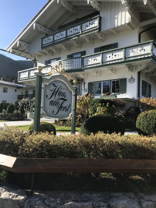 Außenansicht Pension Haus am Forst