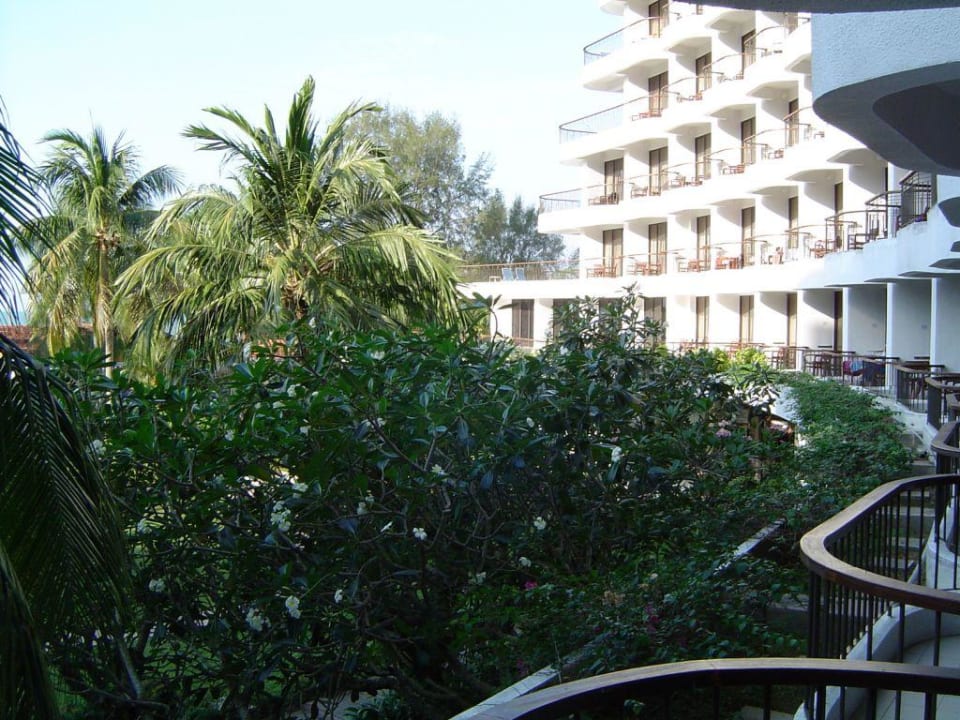 Blick vom Balkon Hotel Shangri-La Golden Sands Resort