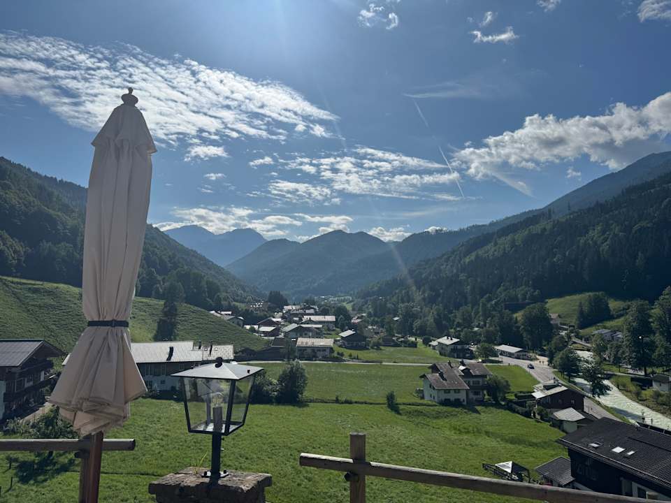 Ausblick Berghotel Rehlegg