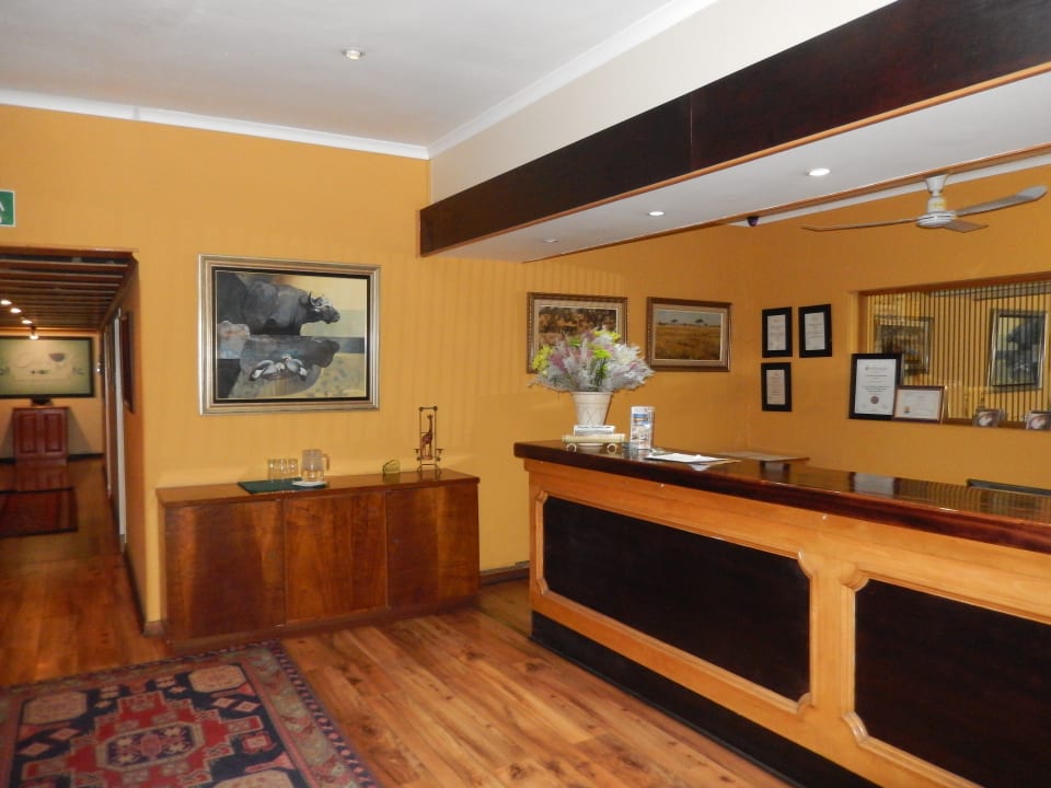 Lobby Hotel Numbi The Main House