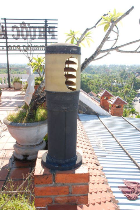 Oben auf der Dachterrasse Aurora Riverside Hotel & Villas