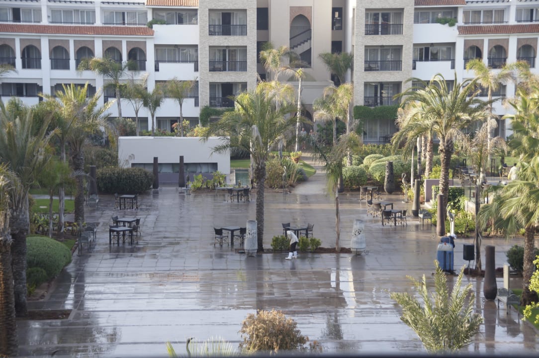 Morgens wird gründlich gereinigt Hotel Riu Palace Tikida Agadir