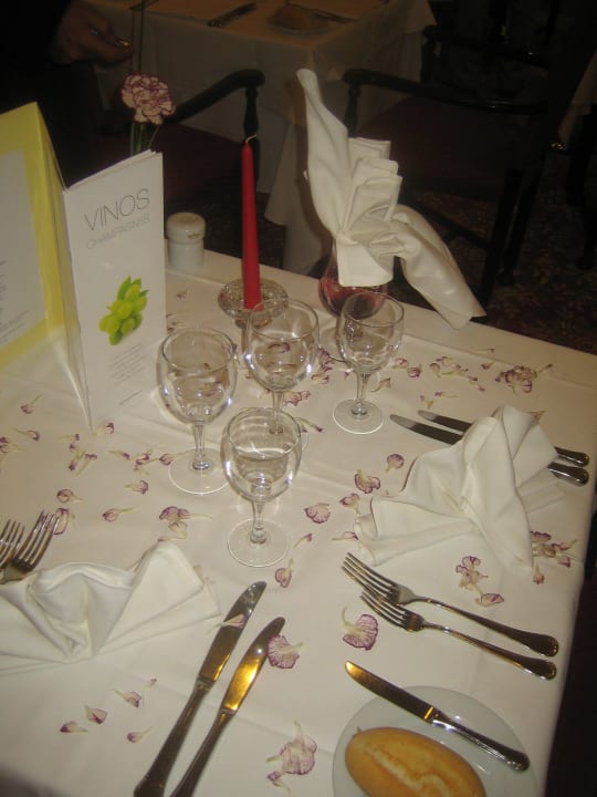 Geburtstagstisch am Abend Hotel Riu Palace Maspalomas Adults Only