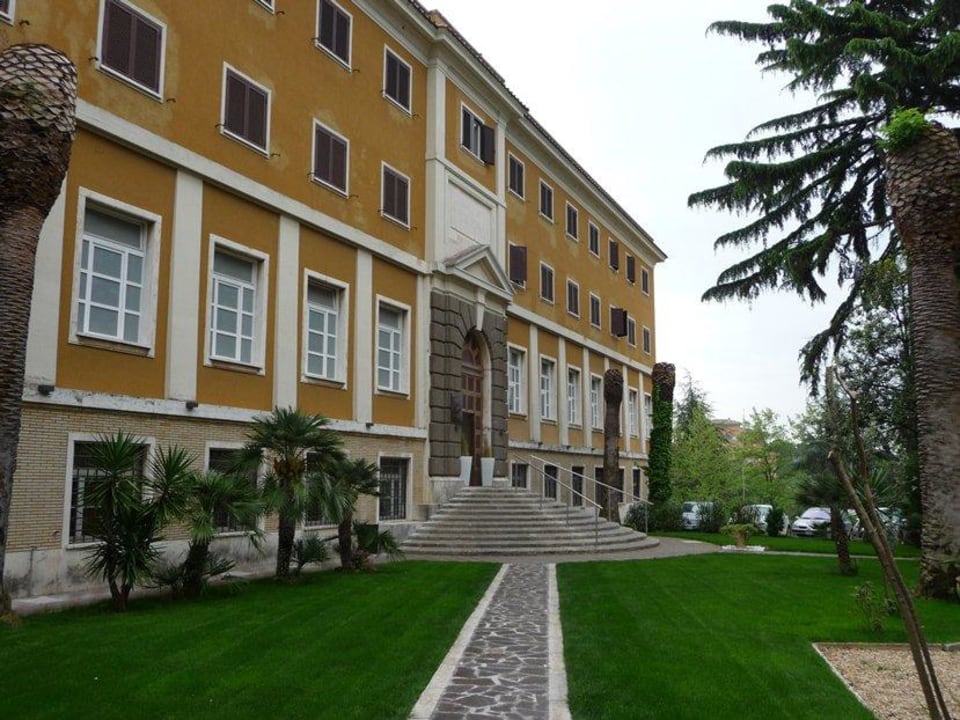 Hoteleingang Hotel Excel Roma Montemario
