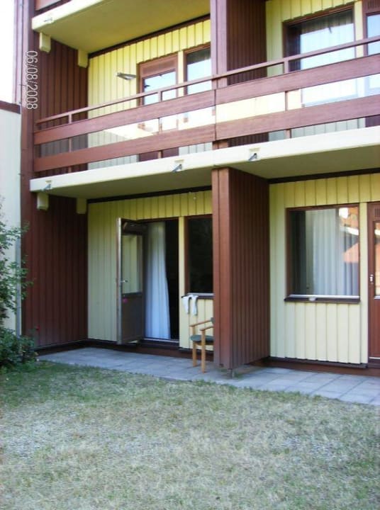 Mercure mrongovia widok z ogrodu na balkony Hotel Mercure Mrągowo Resort & Spa