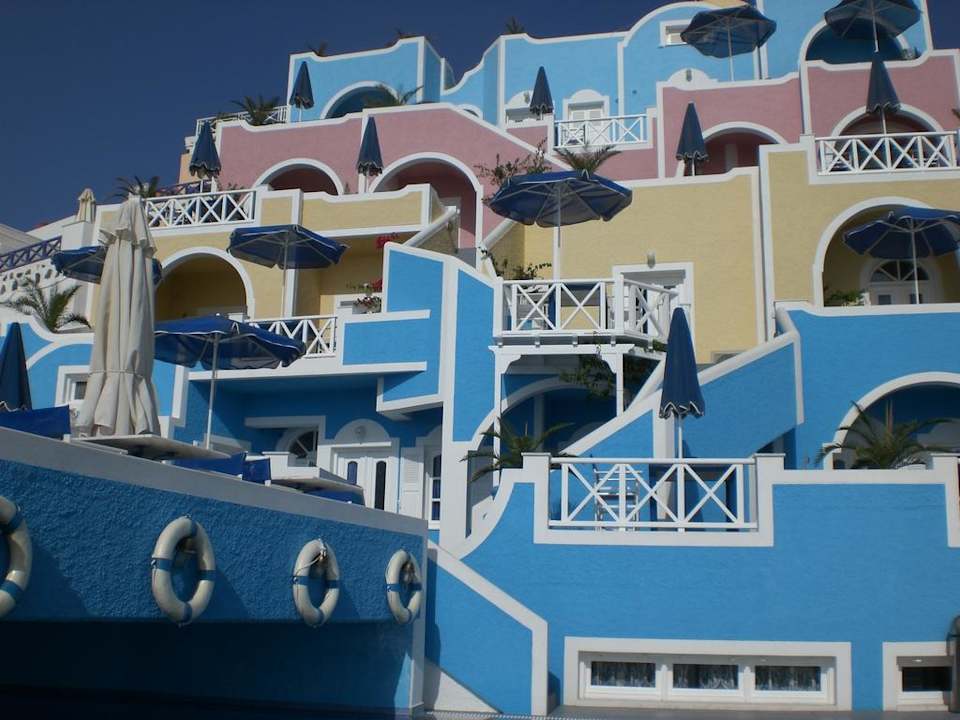 Fotoaufnahme: Poolebene Kafieris Blue Apartments