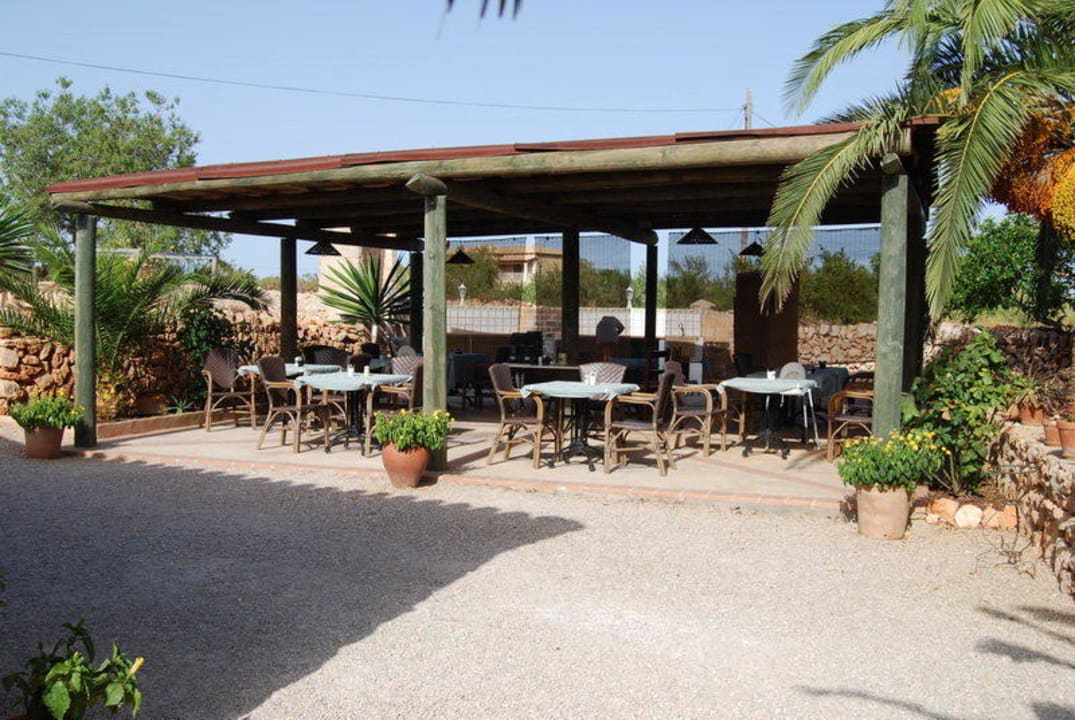 Frühstücks -Terrasse Finca Son Guardiola