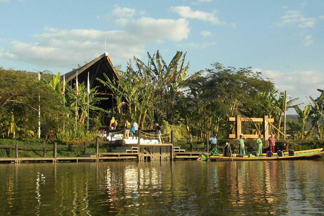 Anlegesteg des Hotel "Amata Garden Resort". Amata Garden Resort
