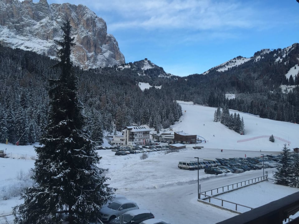 Ausblick vom Balkon Zimmer 11 Garni Wolf