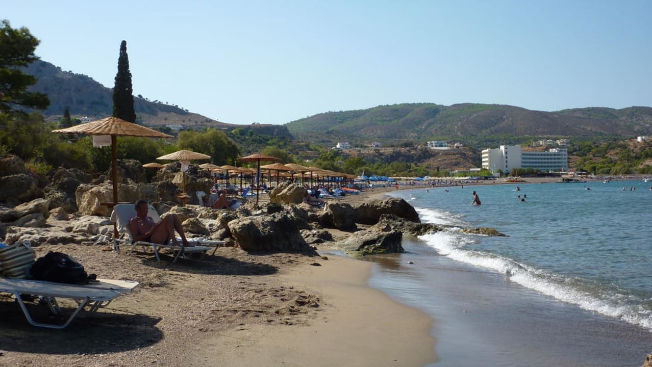 Hotel widziany z plaży TUI BLUE Lindos Bay