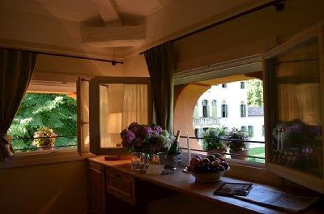 Camera del conte con vista sulla villa Hotel Relais Barco Zonca