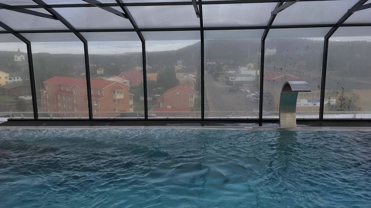Warmer Pool auf dem Dach Quality Hotel & Resort Lapland