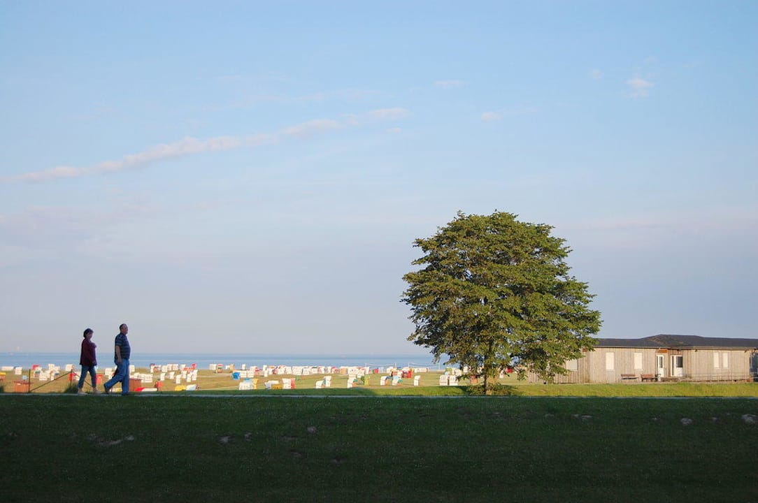 Blick aus dem Zimmer Upstalsboom Hotel am Strand