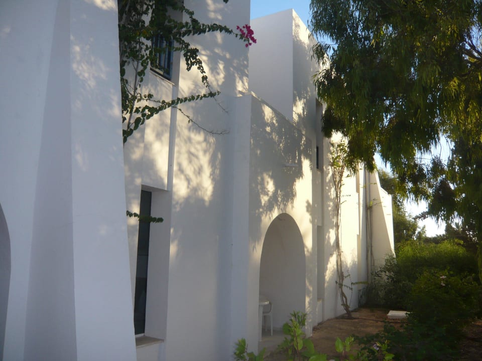 Unsere Terrasse von der Außenseite Hotel El Mouradi Djerba Menzel