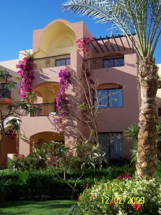 Grünanlage um die Häuser Jaz Makadi Saraya Resort