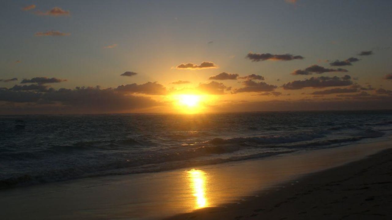 Sonnenaufgang am Hotelstrand Grand Palladium Select Bávaro Resort & Spa
