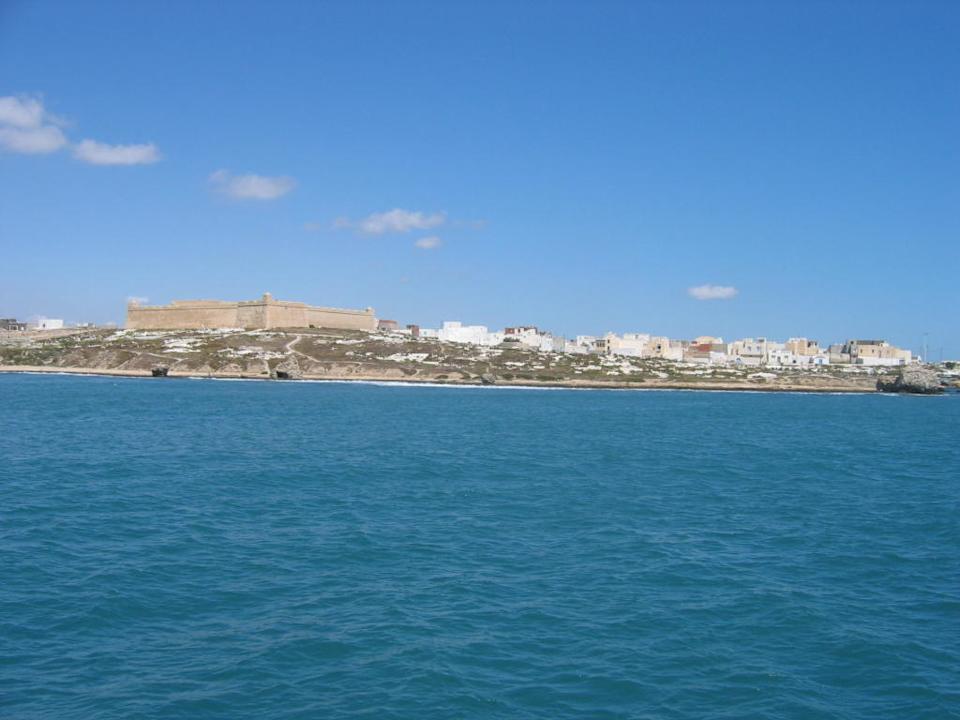Blick vom Meer auf Mahdia Mahdia Beach & Aquapark