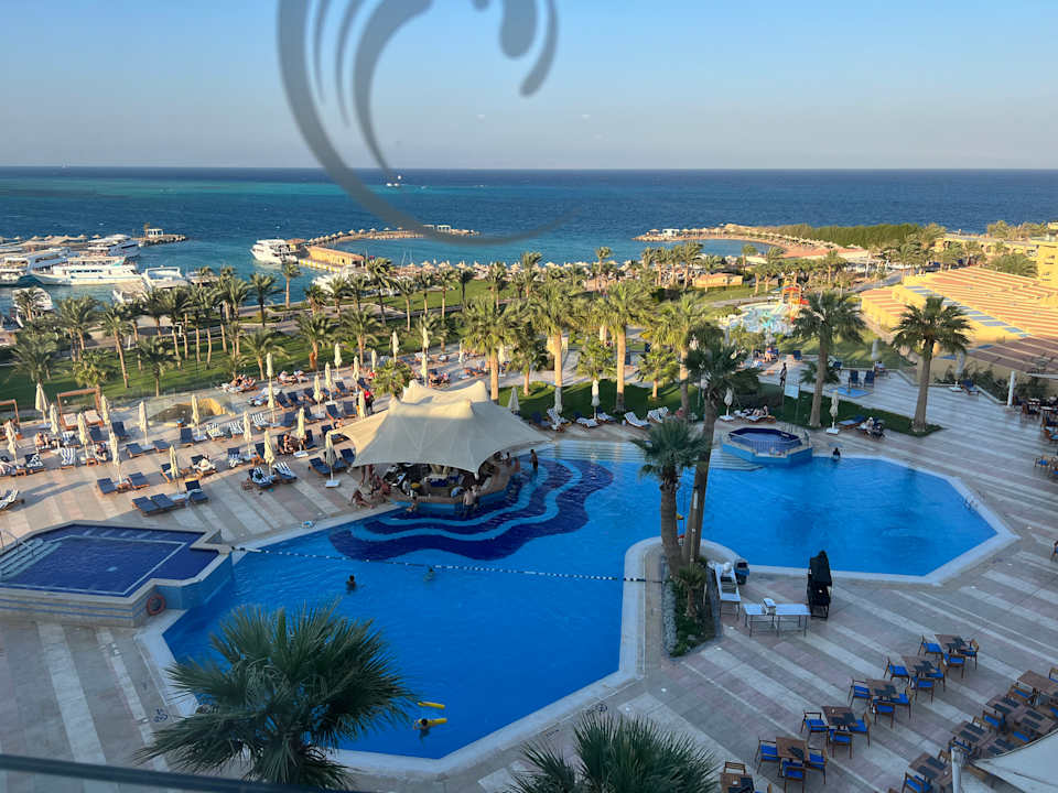 Ausblick Hilton Hurghada Plaza